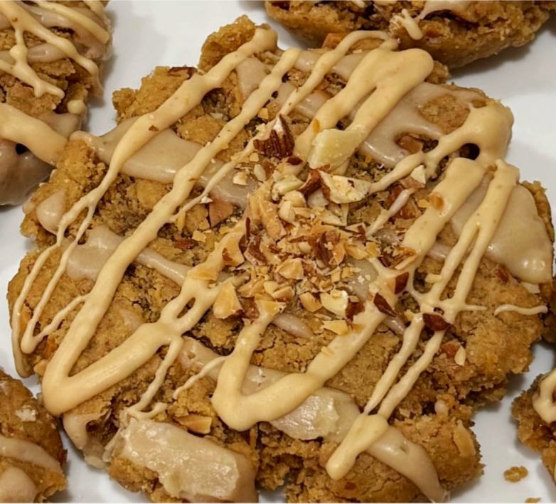 PB Almond Crunch Cookies - Lay's Kitchen Pittsburgh